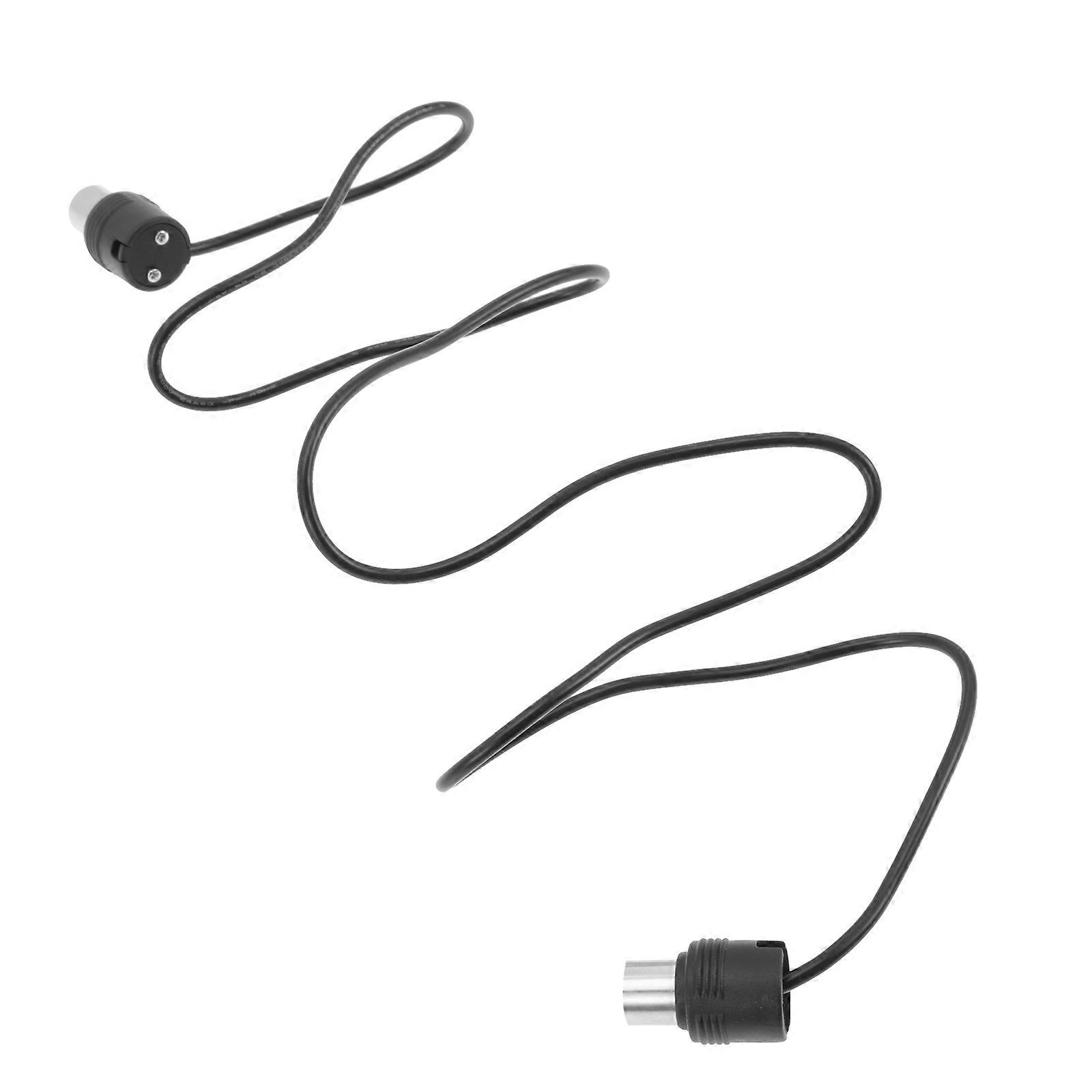 Professional MIDI Adapter Cord For Musicians Recording 100x3.2cm Black 1Pack