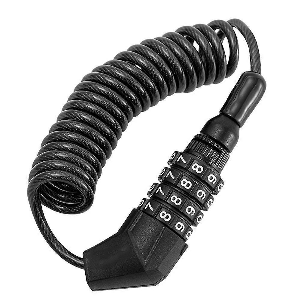 Anti Theft Bicycles Lock Portable Lock For 4 Password Combination Water Resistance 1Pack