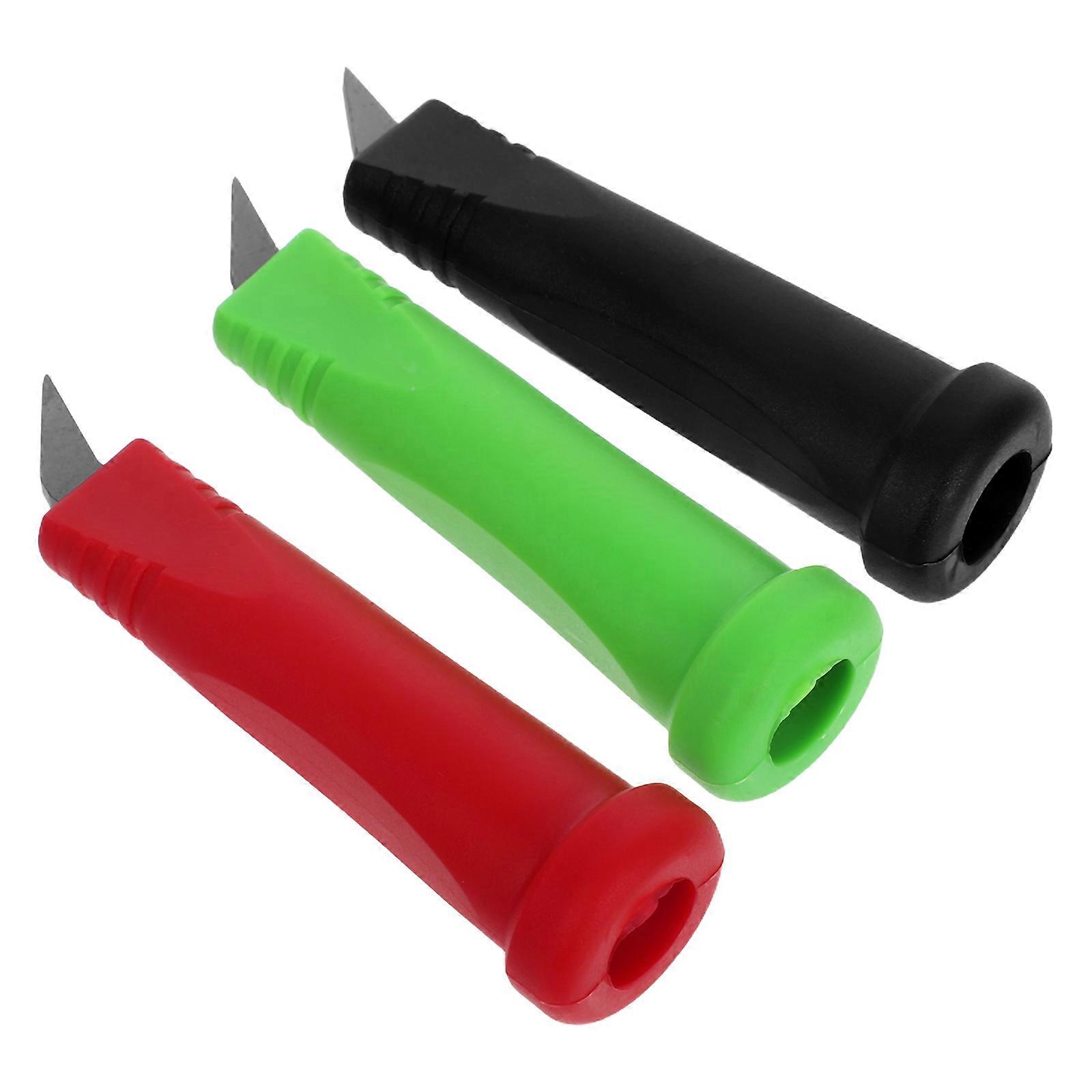 Durable Tungsten Steel Hiking Pole Tips Replacement with Enhanced Grip for Home Use Assorted Color 3pcs