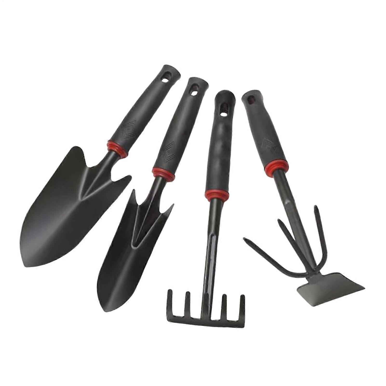 Garden Tools Set | 4X Durable Stainless Steel Planting Tools - Ergonomic Multi-Functional Weeding and Soil Loosening Equipment