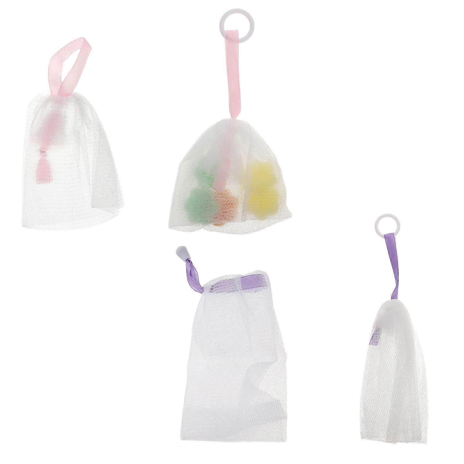 Cleansing Skin Pores Soap Foaming Nets For Family Use In Assorted Color