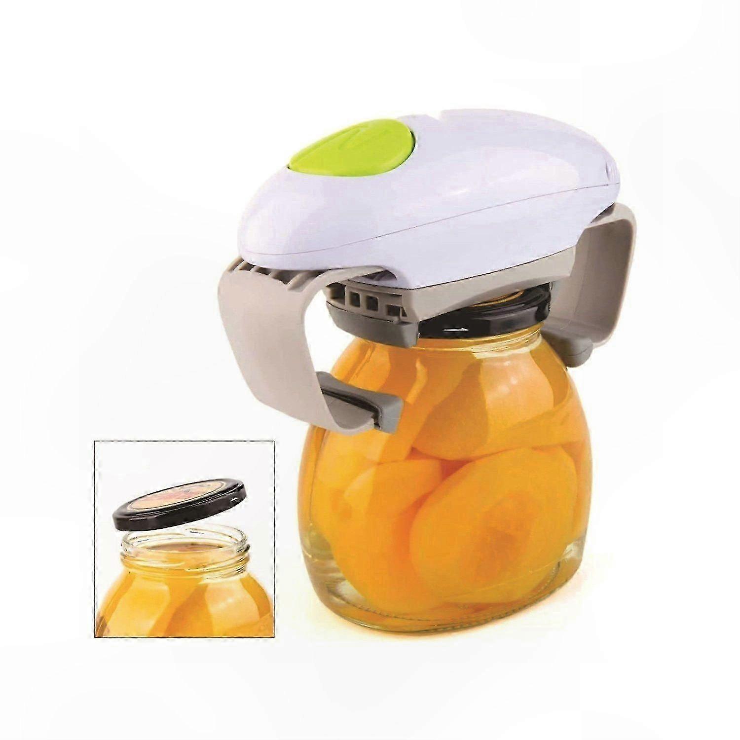 Automatic Electric Can Opener with Jar Opener Function for Home Kitchen Use Portable and Easy to Operate Tool for Everyday Cooking Needs
