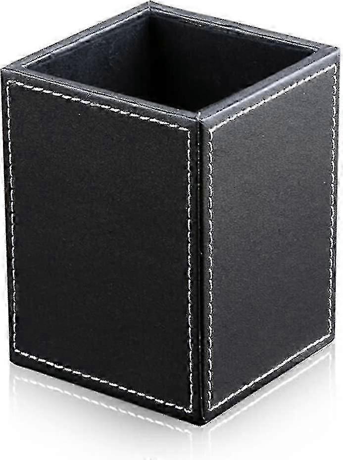 Classic Synthetic Leather Pencil Holder