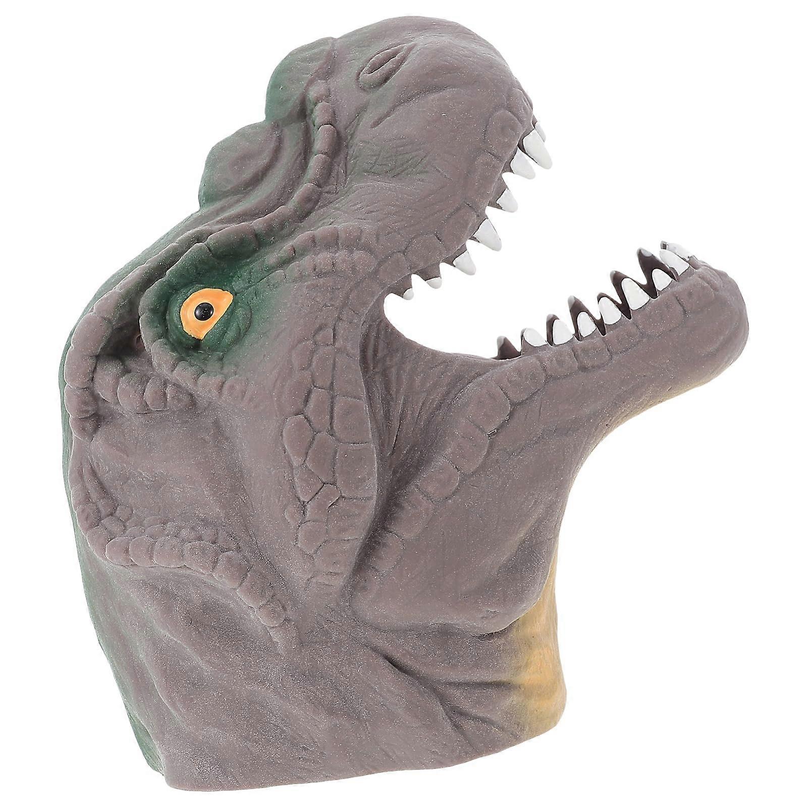 Dinosaur Hand Puppet for Kids - Interactive Plush Dino Toy for Home, Kindergarten, and School Activities