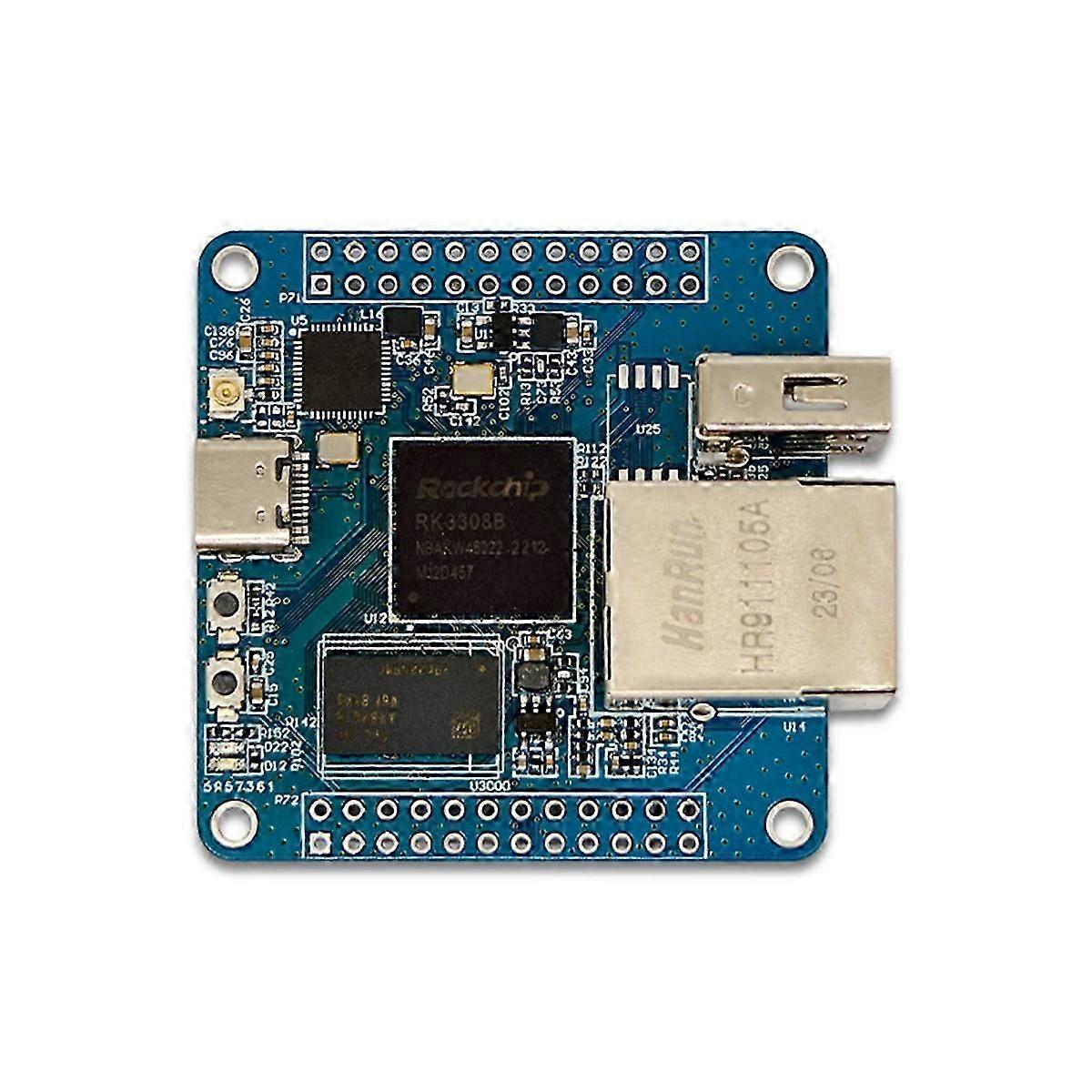 RK3308B CPU Development Board Quad-Core ARM -A35CPU Onboard DDR3-2Gbit Supports WIFI ETH IoT Develop