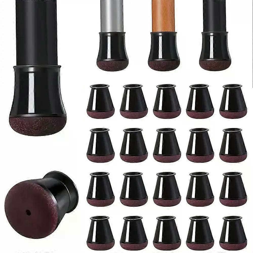 36ks Malá Silikonová Židle Noha Čepice Ponožky Plstěný Protiskluzový Stůl Podlaha Nohy Kryt Nábytek Vyrovnávací nohy Chránič podlahy