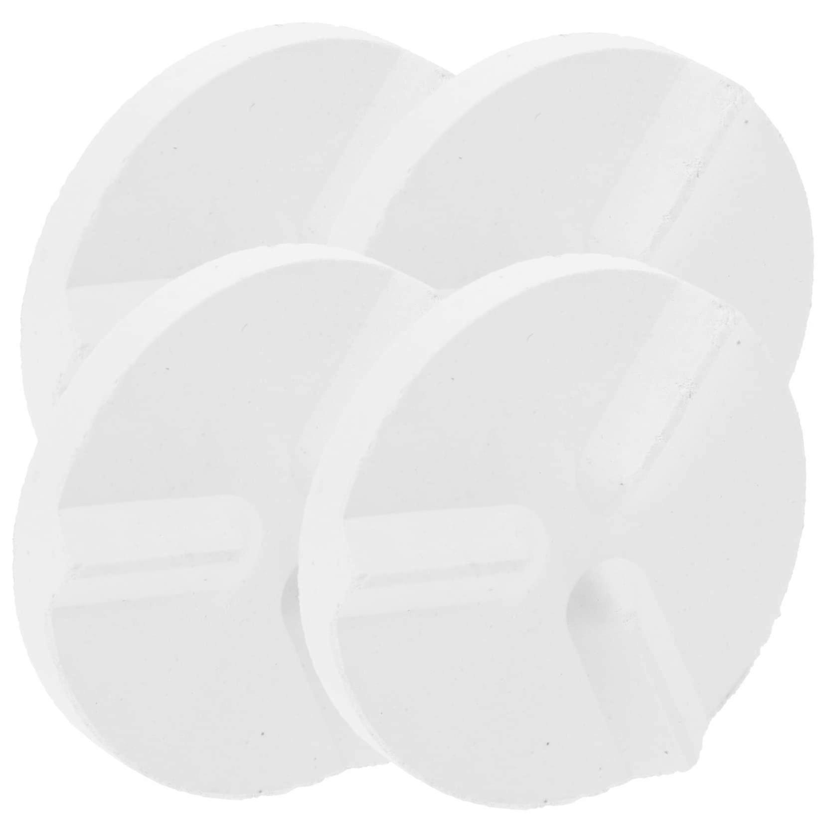 Pack of 4 Oven Seal and Support Tools for Kiln Ceramic Sculpture with Fireproof White Clay