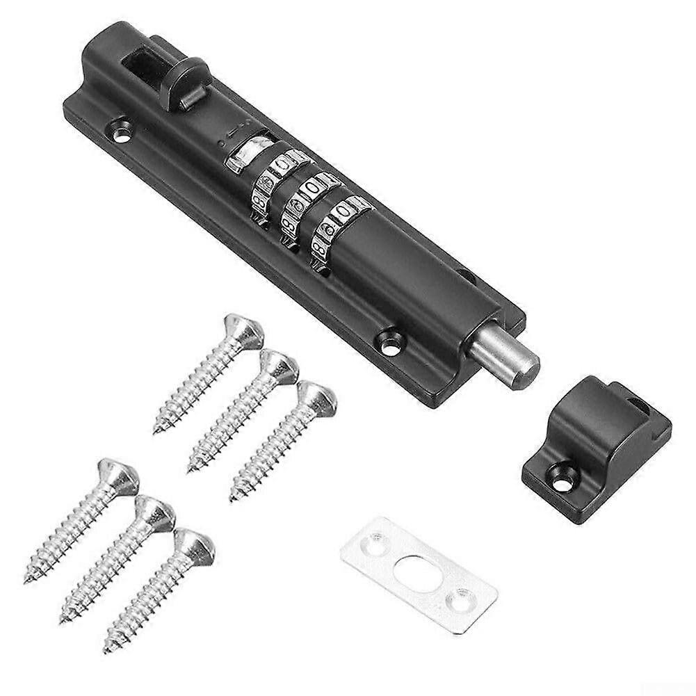 Combination Lock for Gates, Garages and Cabinets, Secure Your Things (Black)