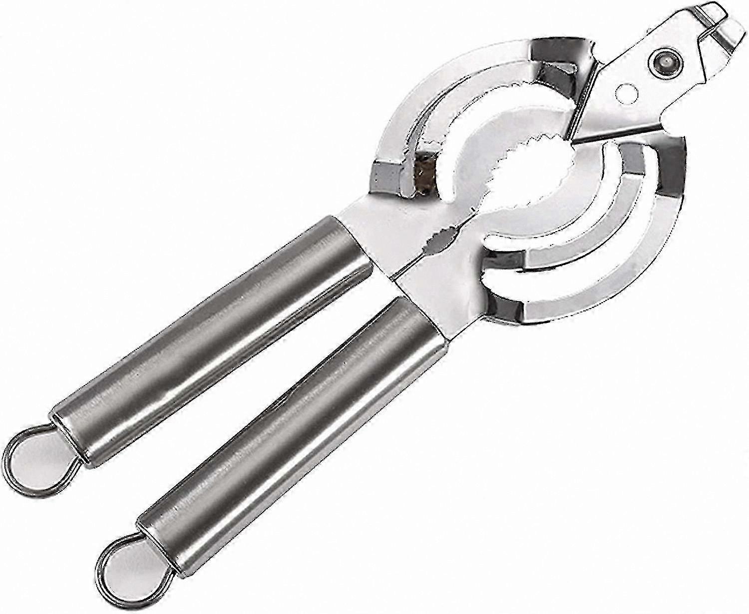 8-in-1 Multi-Function Opener with Ergonomic Handle, Stainless Steel Can and Bottle Opener Tool