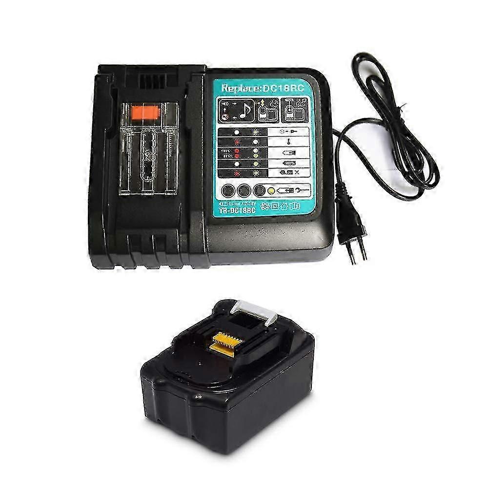 Battery Charger for Makita Grass Trimmer Hedge Trimmer Tools with USB