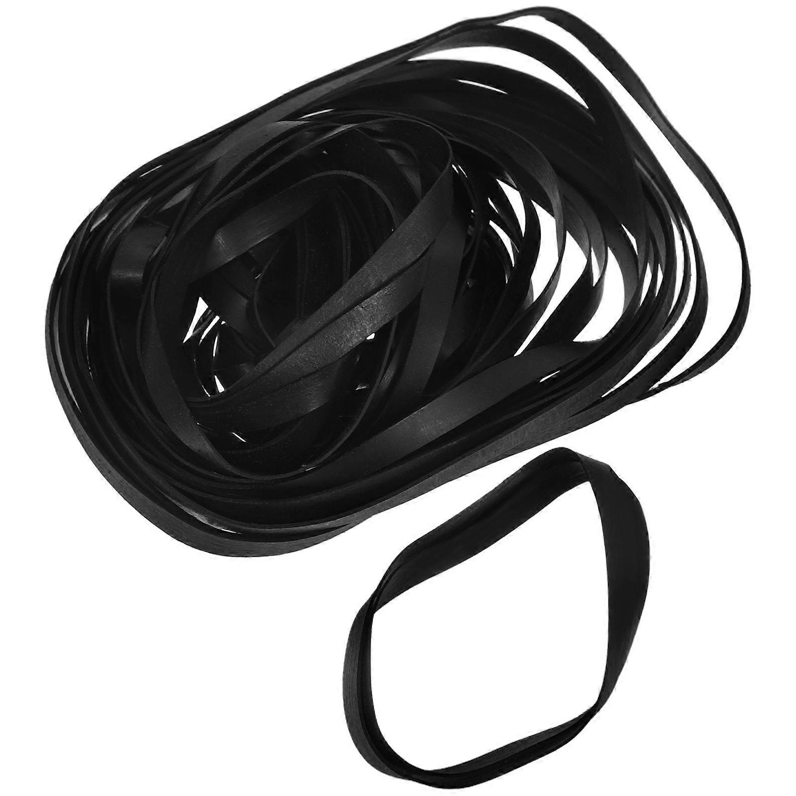 50pcs Versatile Rubber Belt For Cassette Repair Universal Rubber Belt For Tape Recorders Cassette Player Universal Rubber Belt Replacement For Recorde