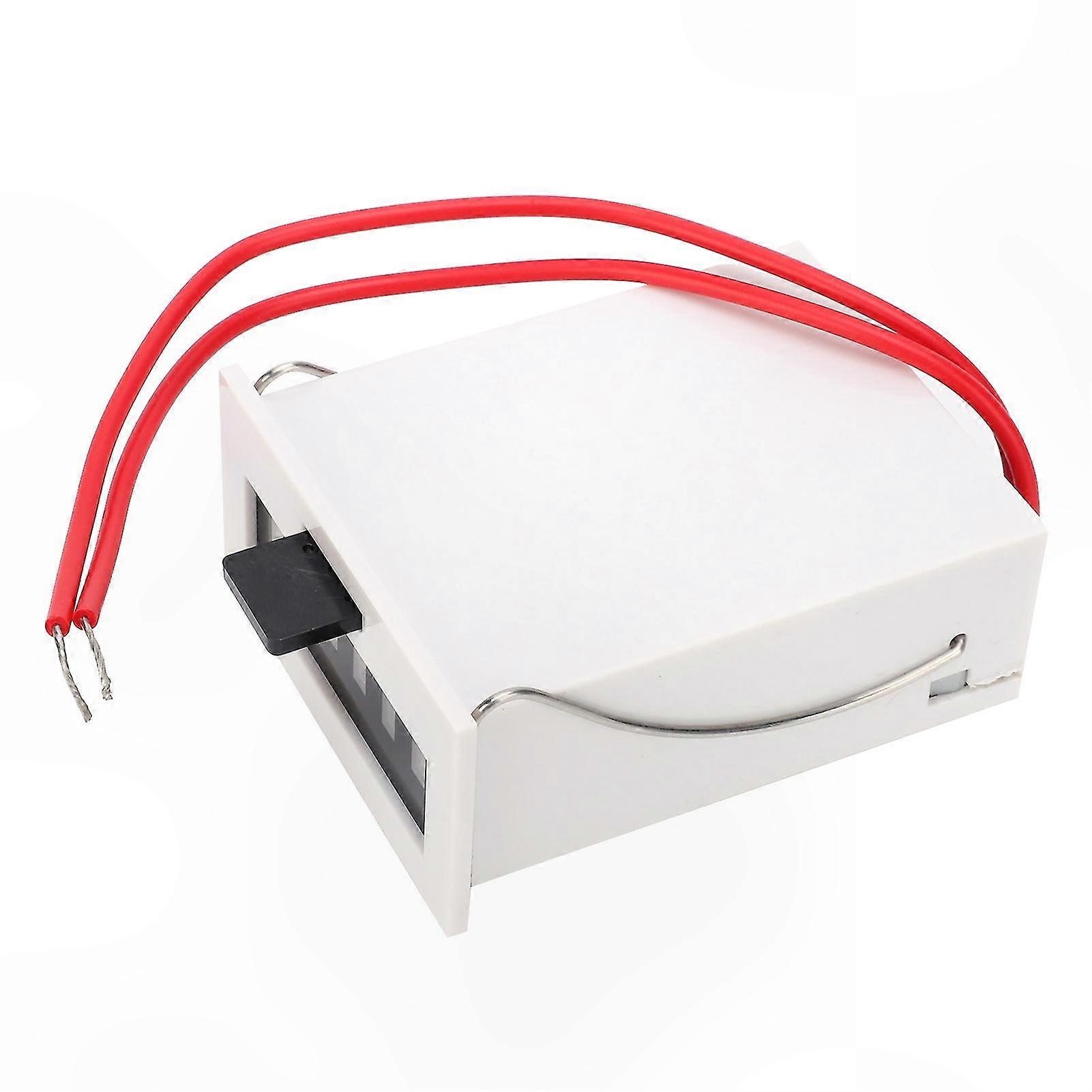6-Digit Electromagnetic Pulse Counter Module, 0-999999 Count, 1.5W AC220V, ABS Material
