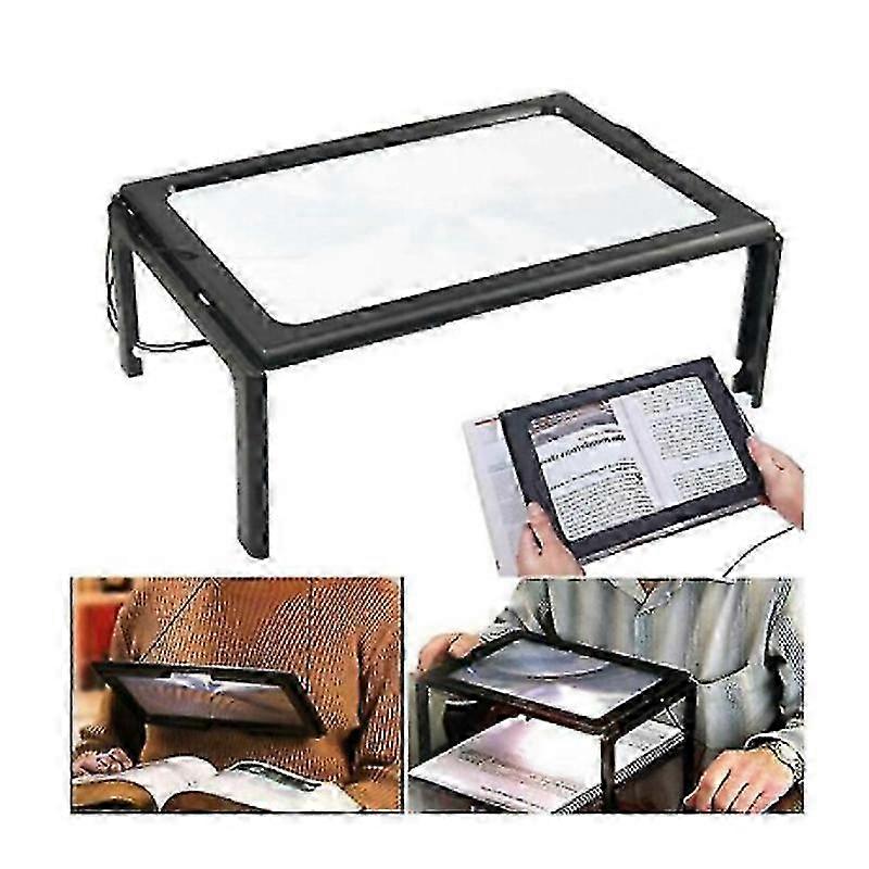 Large Magnifying Glass With Led Light Magnifier Reading Aid Lens