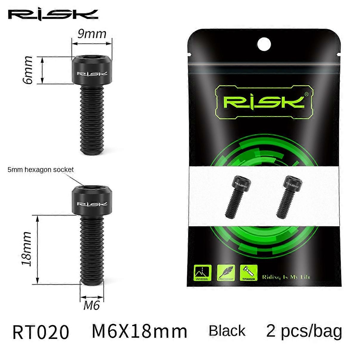Mountain bike crank locking screws, suitable for M6x18, integrated hollow design