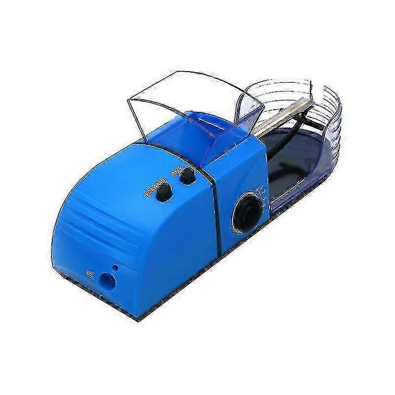 Electric cigarette rolling machine for automatic tobacco filling - blue