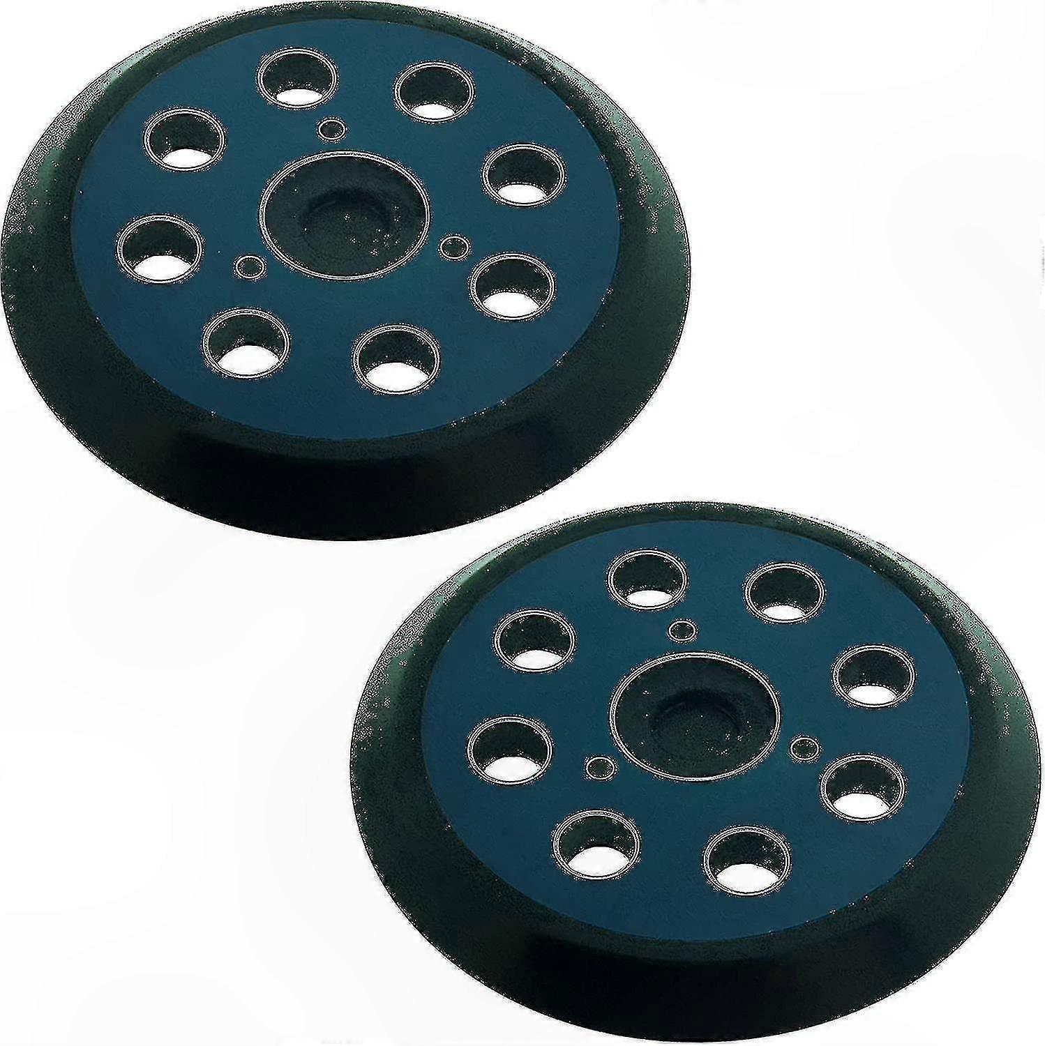 2-Pack 125mm Orbital Sander Sanding Pads, 8-Hole Hook and Loop Replacement Pad for Random Orbital Sanders