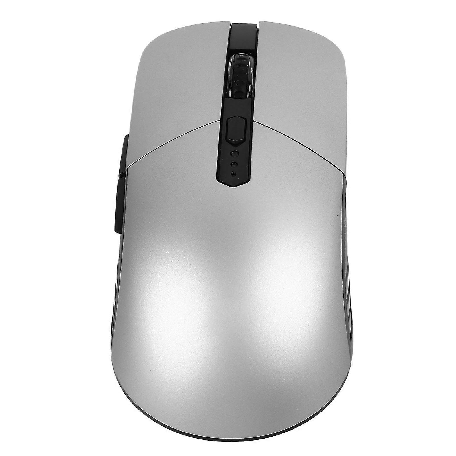 Wireless Bluetooth 2.4G Quiet Mouse 500mAh Rechargeable USB