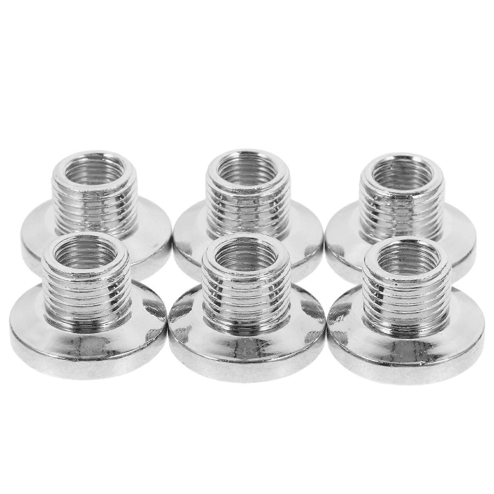 Connecting Pipe Threads Adapter for Table Lamps and Floor Lamps Silver Iron Heat Resistance 1Set