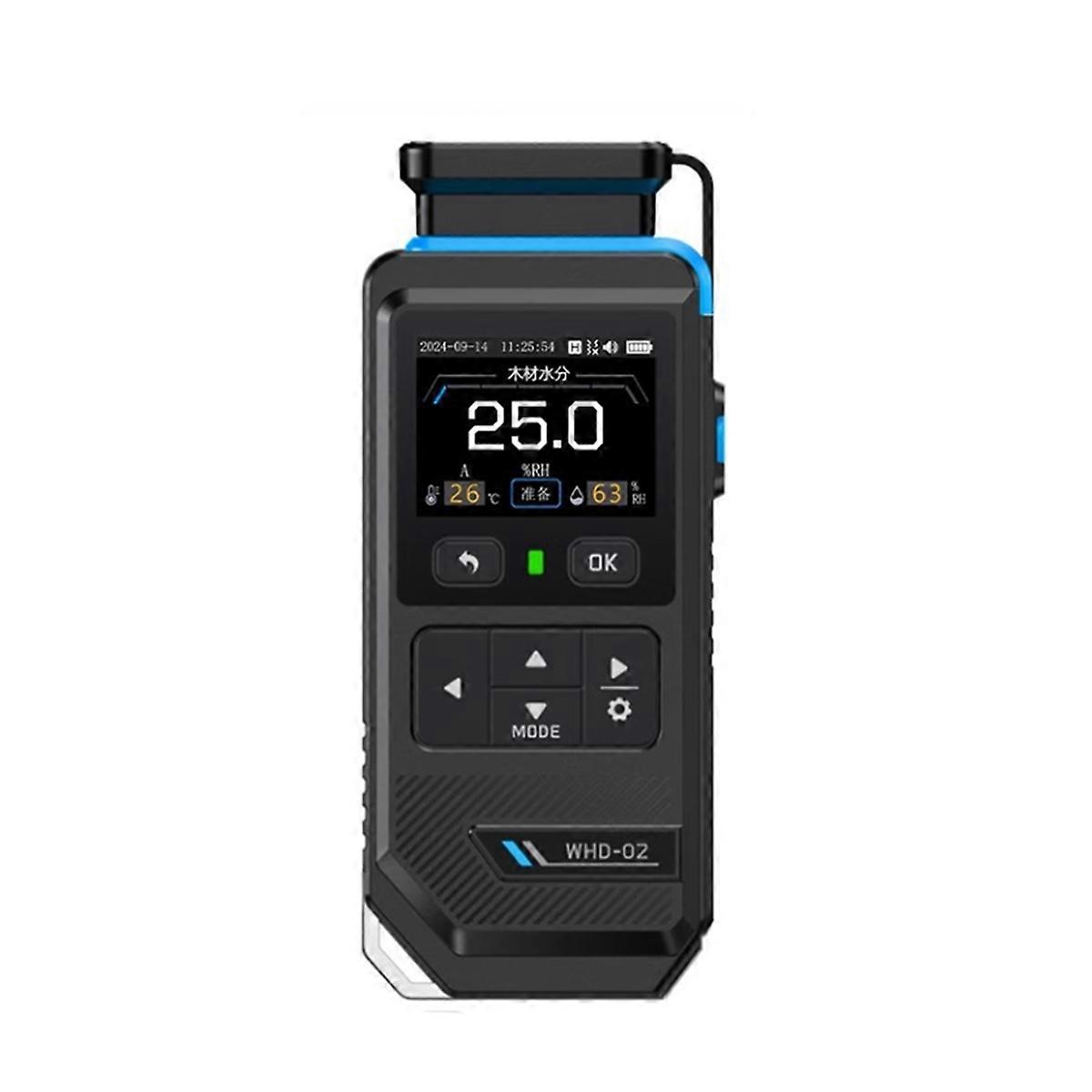 -02 Wood Board Meter Color Screen Wall Moisture Content Tester Paperboard Humidity Detector Cement Moisture Tester