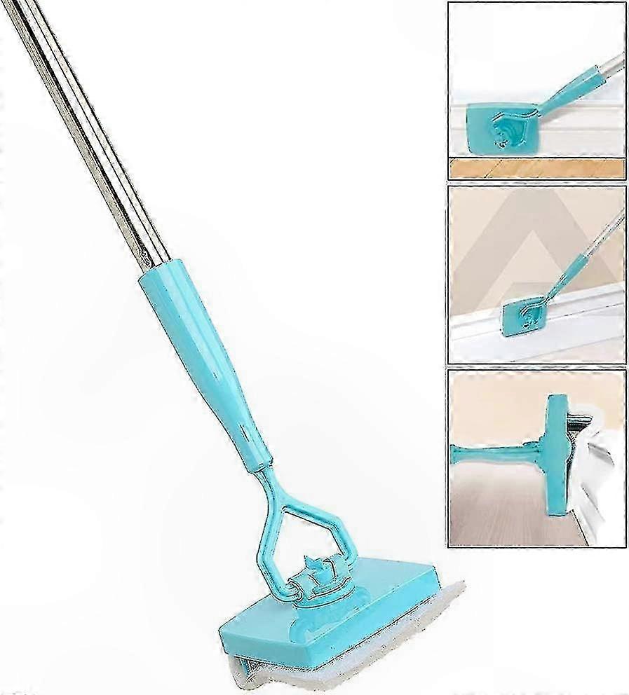 Microfiber Cleaning Mop with Extendable Handle for Baseboards and Floors