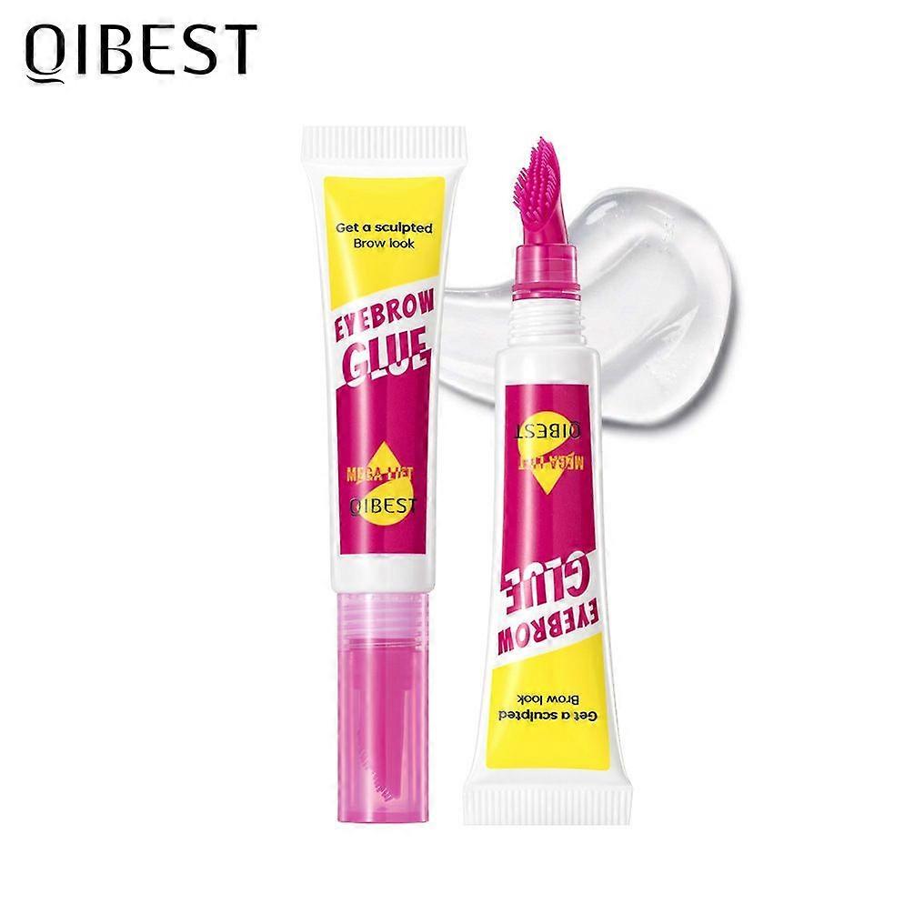 The Brow Glue Crazy Lift, Brow Lamination Gel, Up to 24H Strong Hold, Built-In Styling Comb, Transparent, Waterproof & Sweatproof Natural Brow Gel