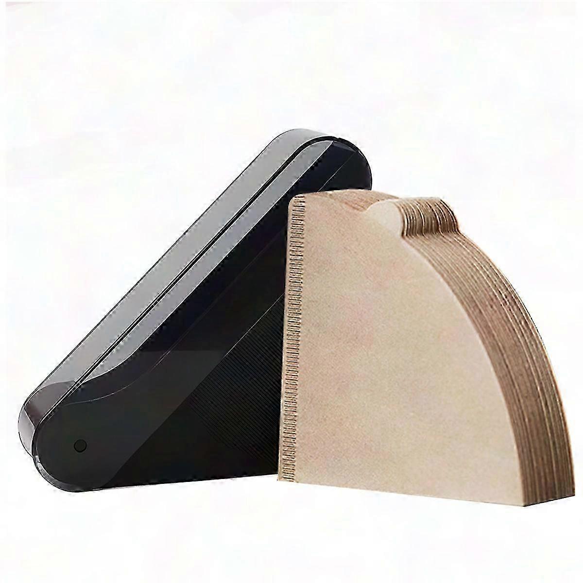 Coffee Filter Paper Holder and Dispenser Rack for Hot Brewing with V01 Storage