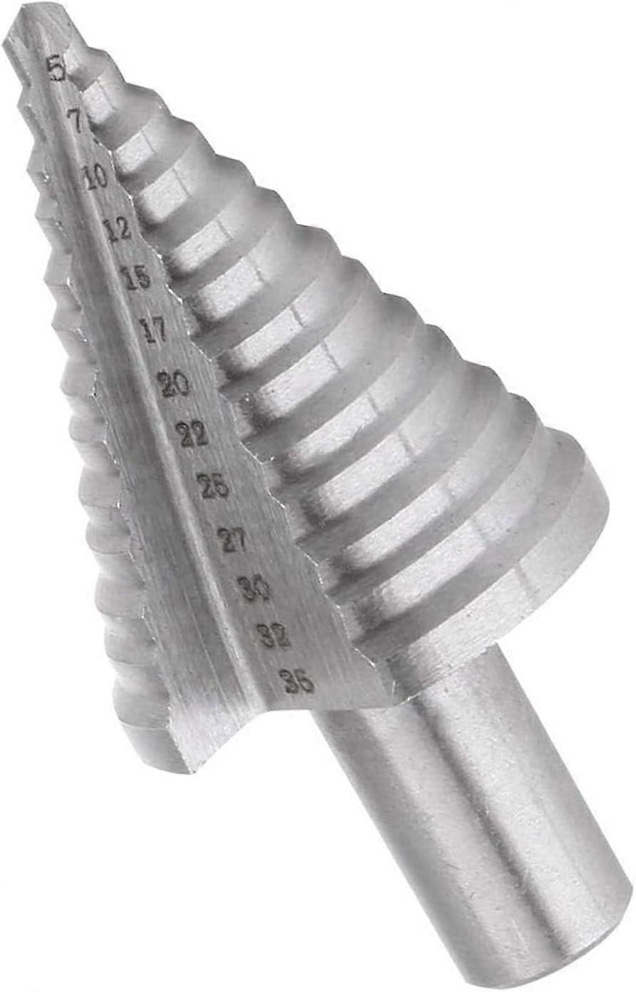 Step Drill Bit,Betterlife Step Drill Bit Double Slot Countersink (5mm-35mm) with