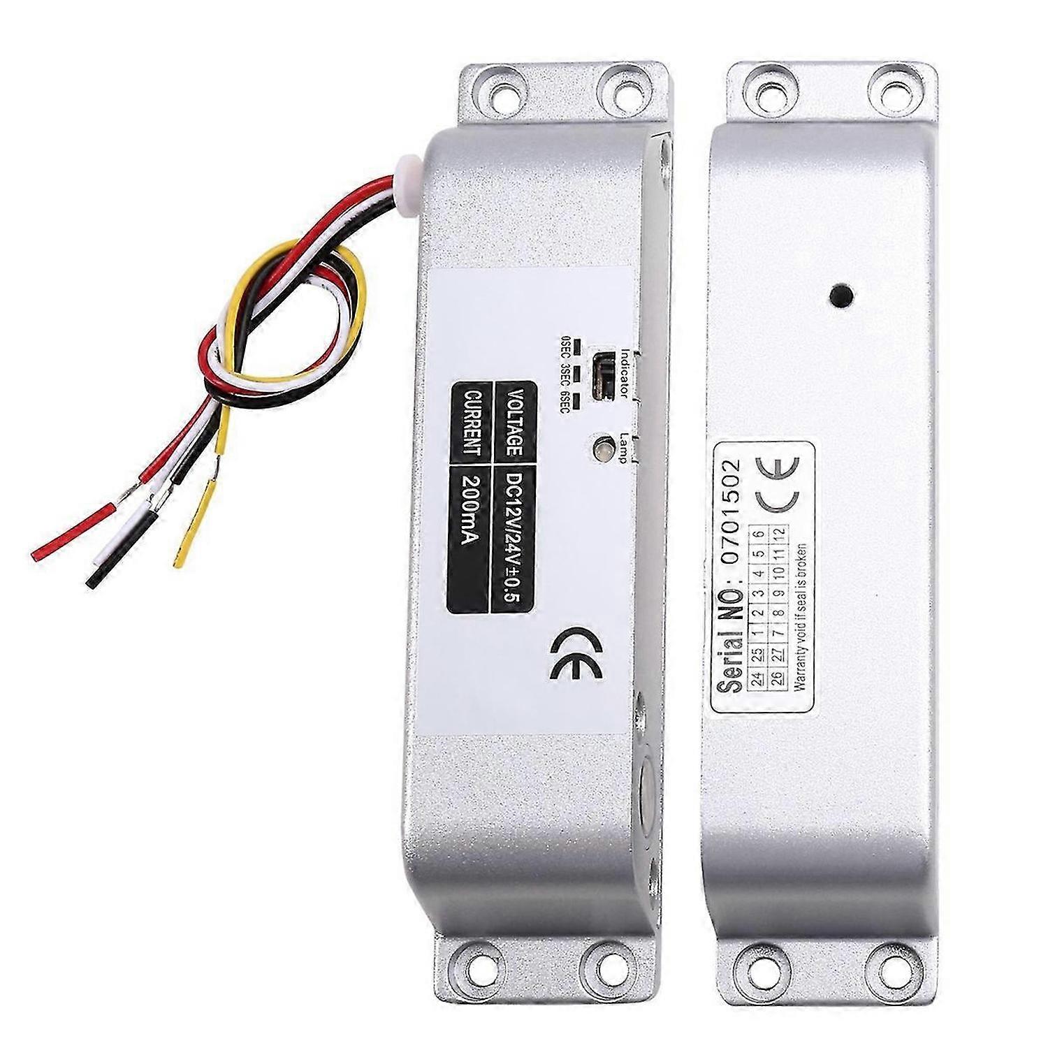 Fechaduras eletrônicas de encaixe elétrico de 4 fios DC12V