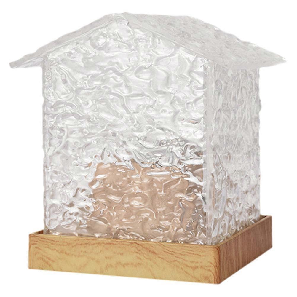 Acrylic Romantic Table Lamp for Lighting Transparent 3Pcs Set