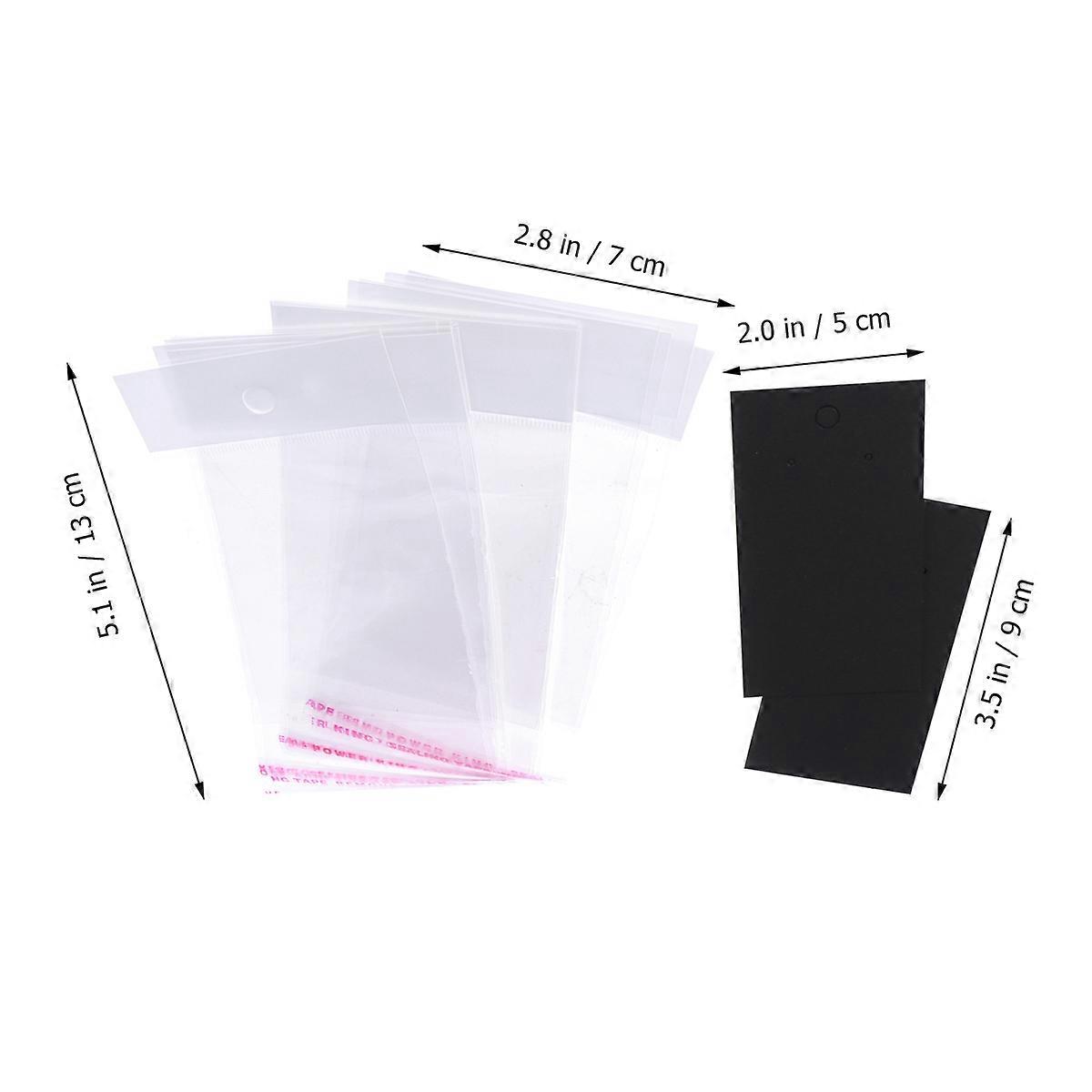 Jewelry Packaging Supplies 400Pcs Earring Bags And Black For Giving And Jewelry Storage