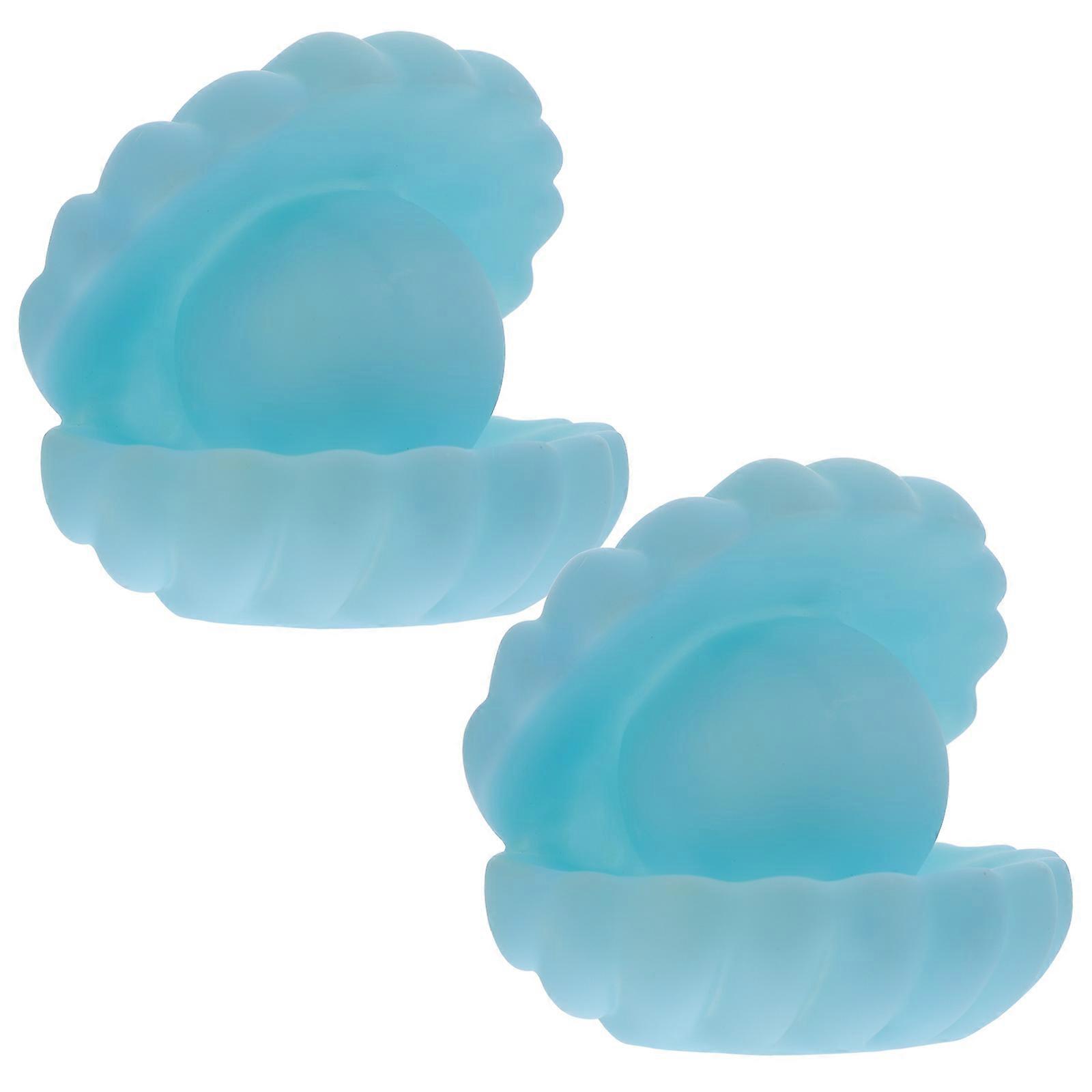 Night Lamp Shell Lamp for Decor 2Pcs Night Light