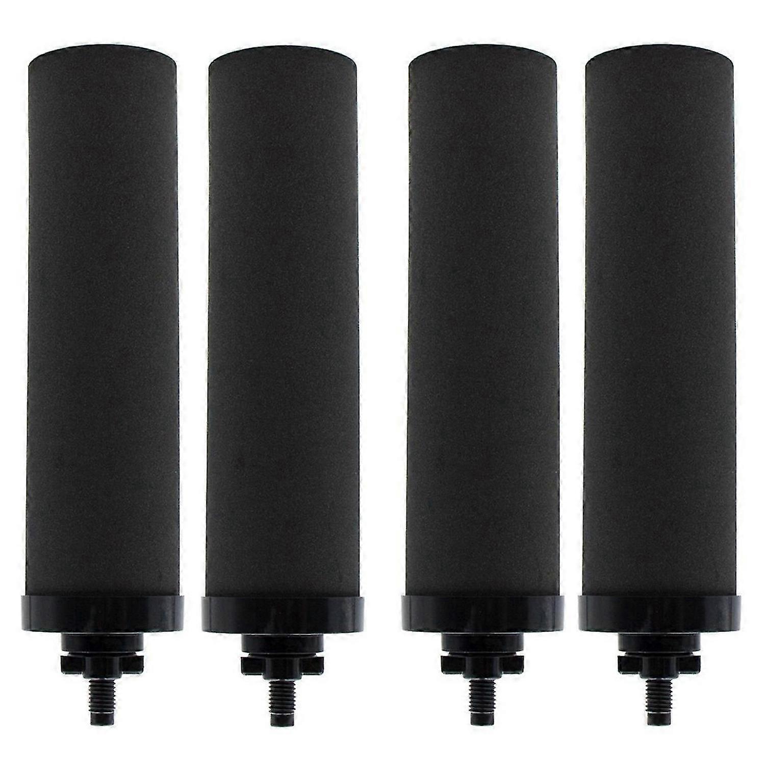 4PCS Water Filter Replacement for Black Activated Carbon Filters for -Fed Water Filter System