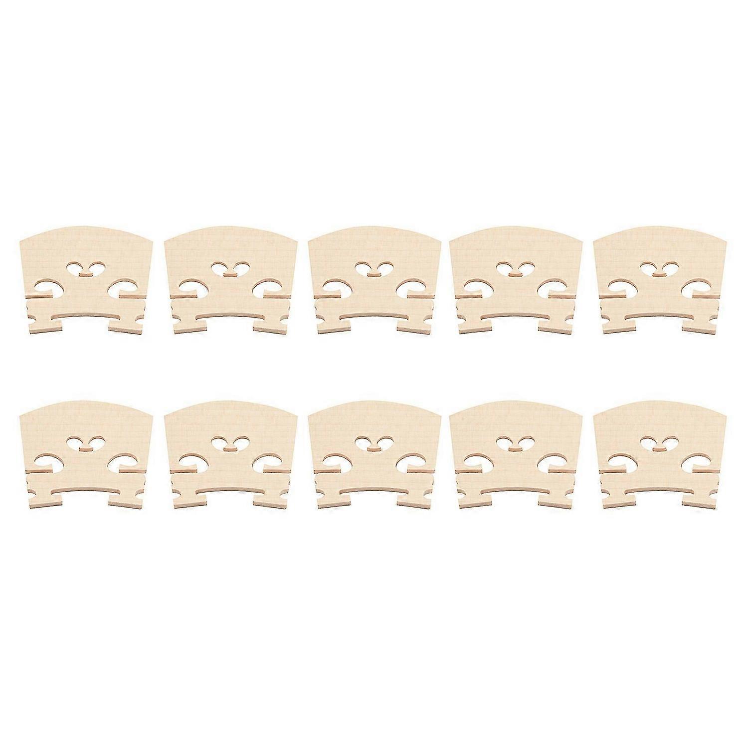Violin Bridge 4/4 Maple Leaf Violin Bridge 10 Pack Violin Parts Violin Code