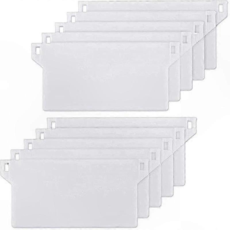 Paquet de 10 plaques de poids blanches de 127 mm pour pièces de rechange de stores verticaux