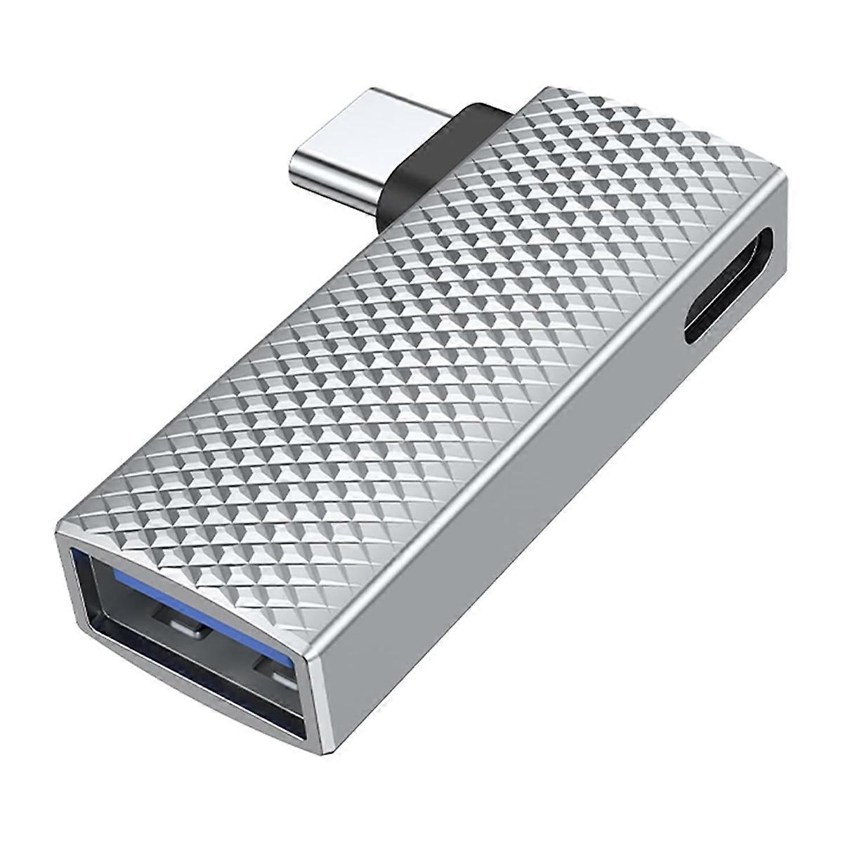 2 in 1 USB C to USB 3.1 Adapter with 100W Type C Charging Port