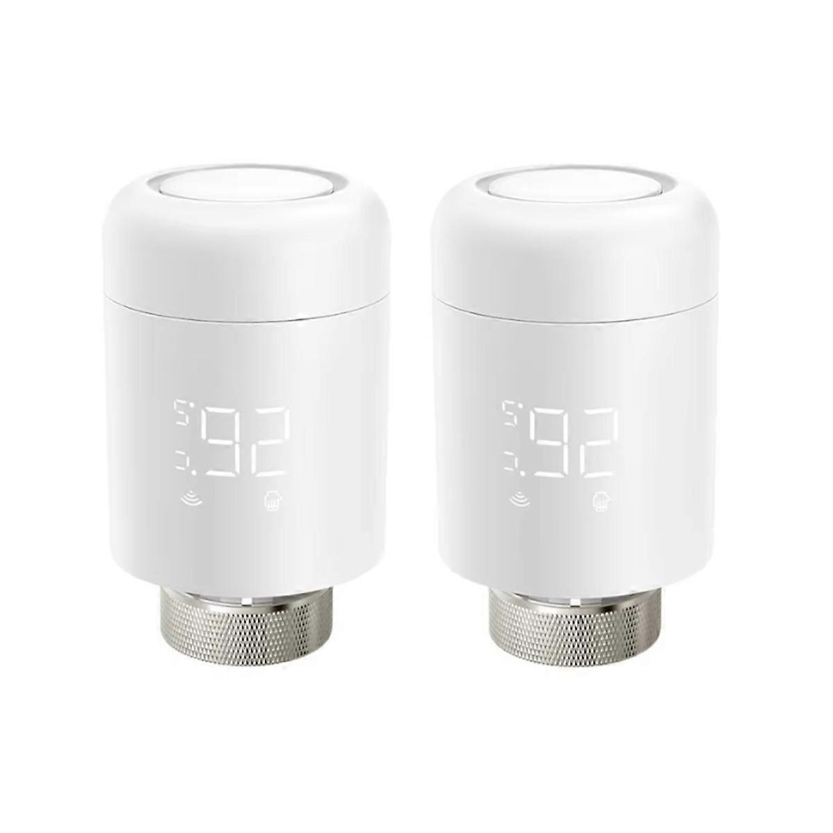2Pcs Zigbee TRV Radiator Actuator Valve for Home