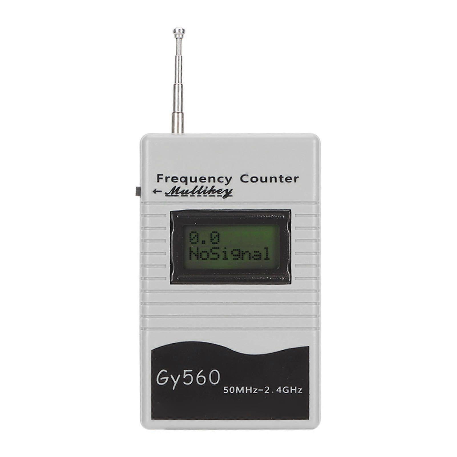 Mini Gooit GY560 Radio Frequency Counter 50Mhz2.4Ghz Portable Frequency Counter Radio Frequency Measuring Tool