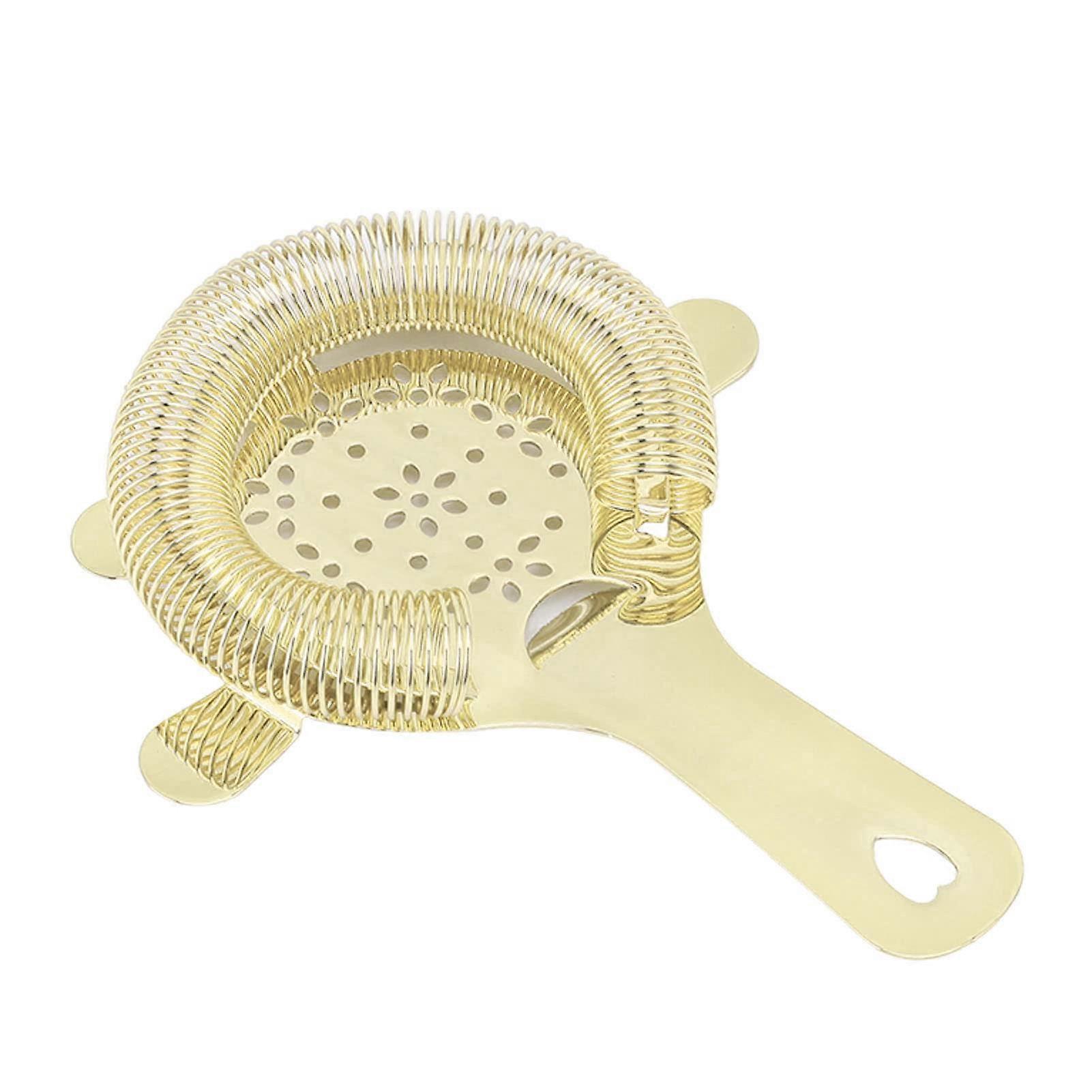Cocktail Strainer Stainless Steel 304 Durable Ice Filtration For Home Bars And Professionals Silver Finish Type 1