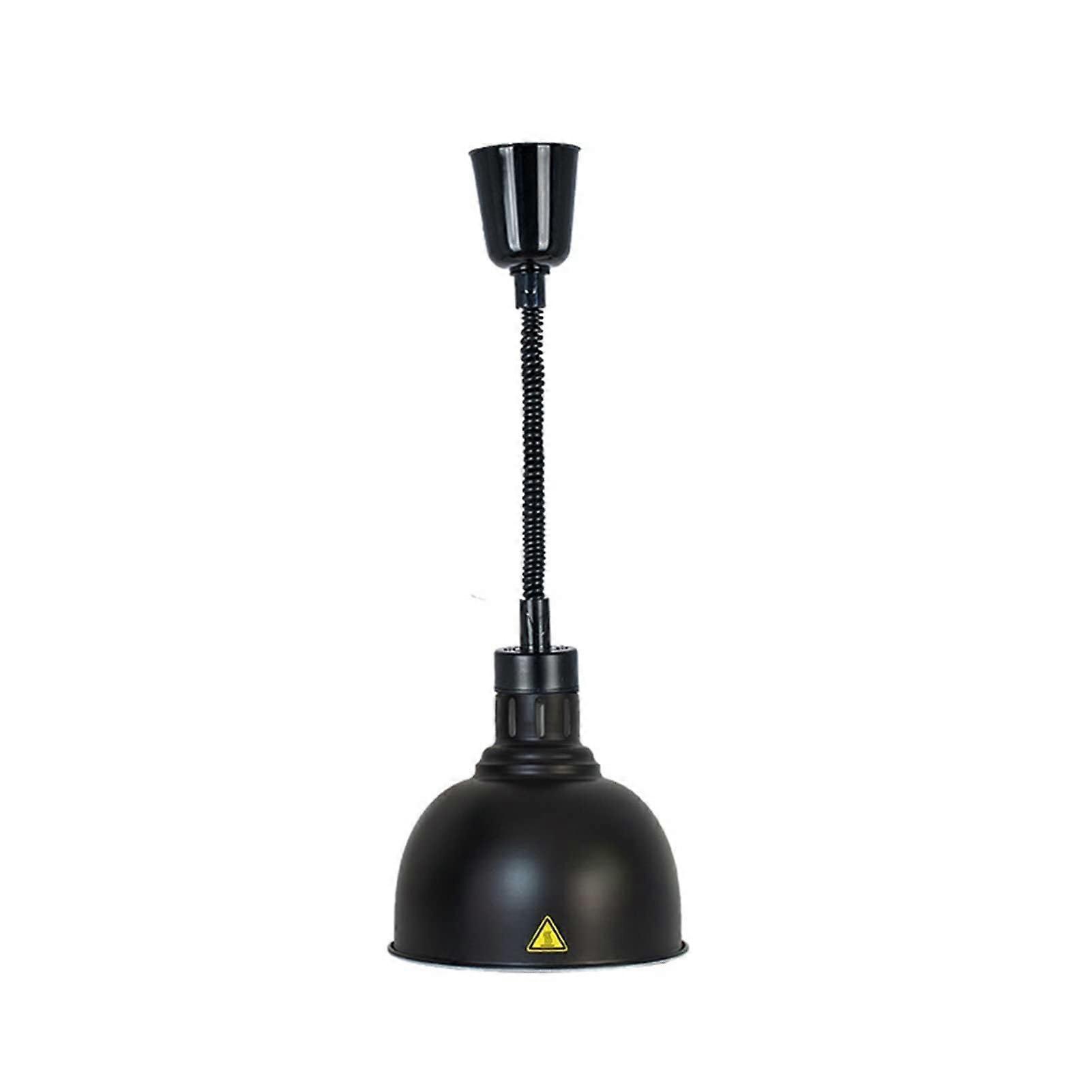Food Warmer Heat Lamp Buffet Retractable Hanging Heating Lamp Black One Size for Restaurant Food Warming Service