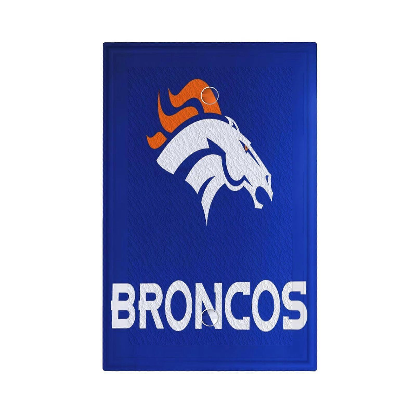 Broncos Switching Lights Single Leather Roman Frame Switch Panel Wall Panel Single Double/Pull Light Switch