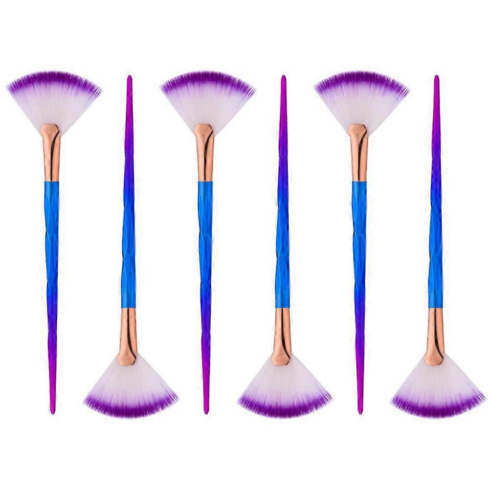 Fan Makeup Brush Reusable Facial Mask Brush Mask Applying Tools 24Pcs