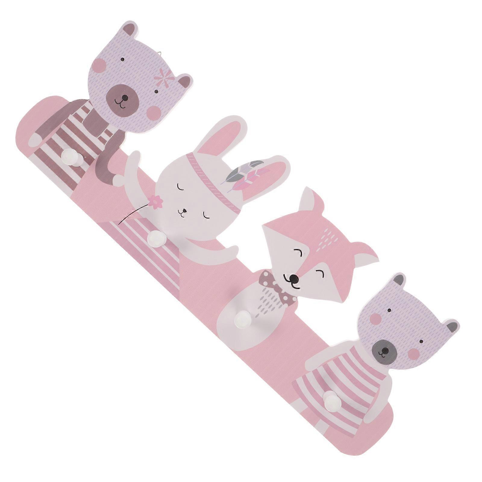 Key Hooks Wooden Animal Hanging Hooks for Hanging Use Cartoon