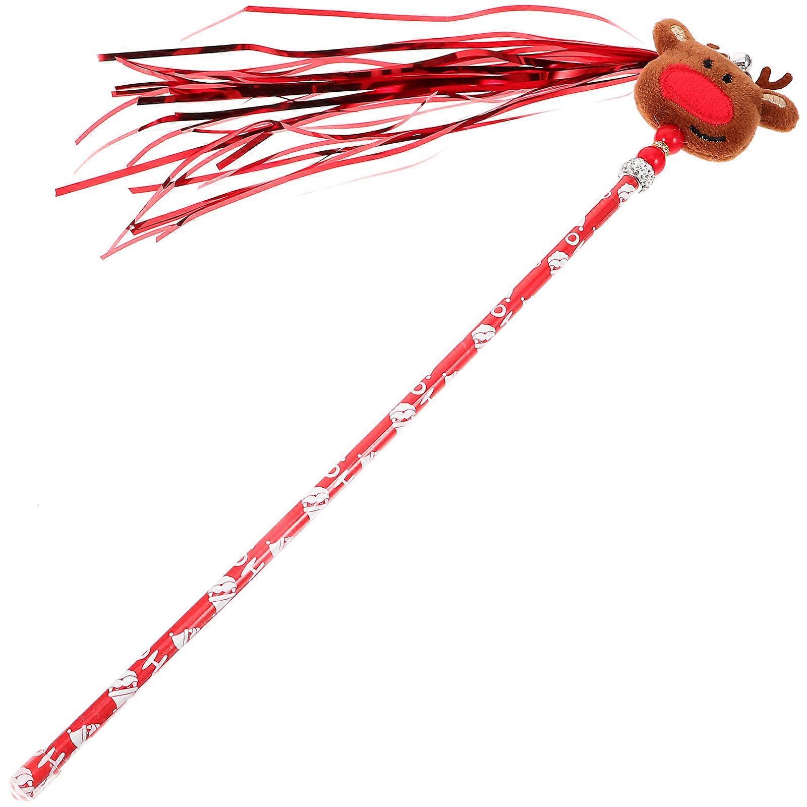 Interactive Christmas Cat Teaser Wand for Pet Play with 4Pcs Set