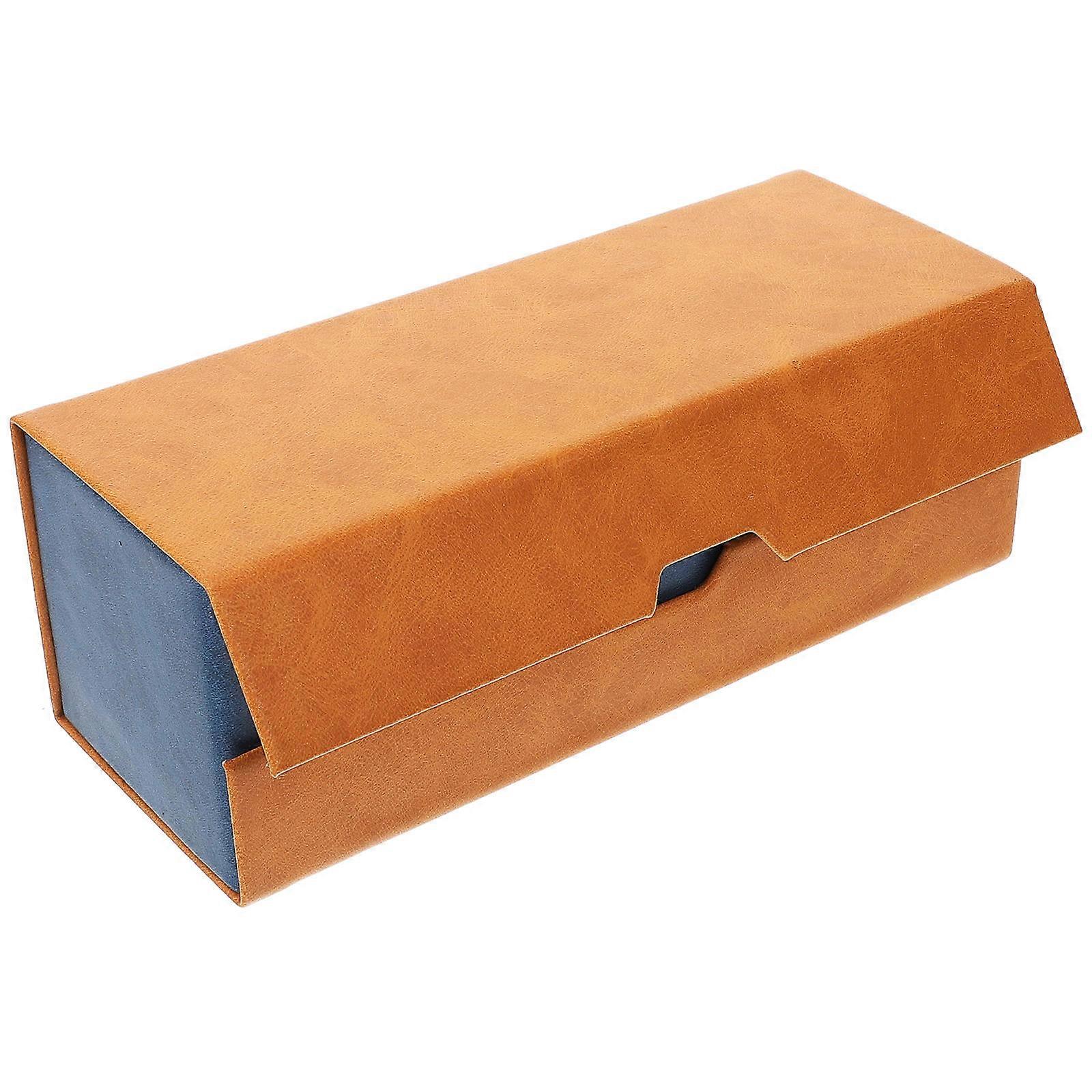 Portable Glasses Case Double-Layer Anti-Press Sunglasses Holder 2Pcs