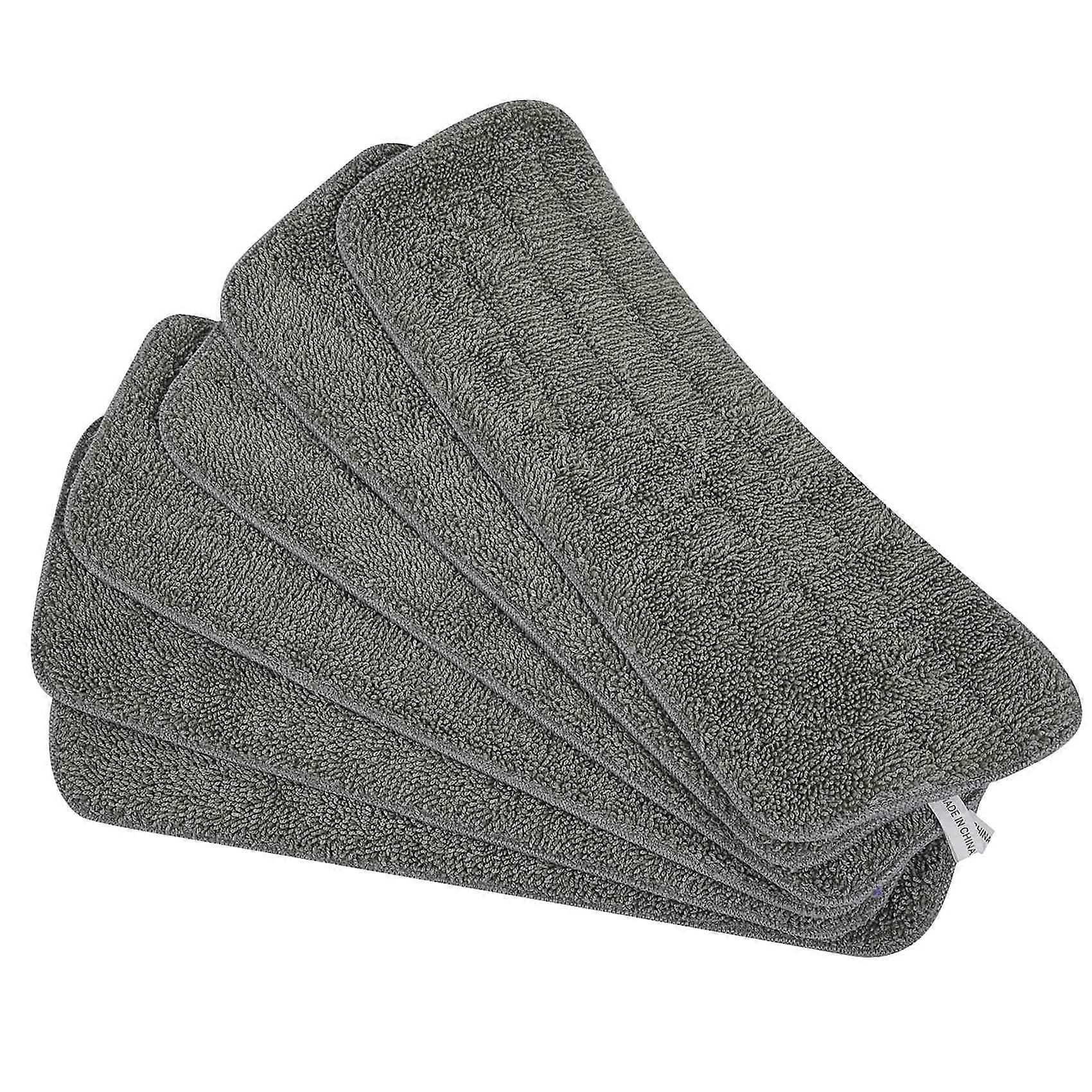 6 Pack Mop Pads Wet Dry Microfiber Cleaning Pad Replacement Heads