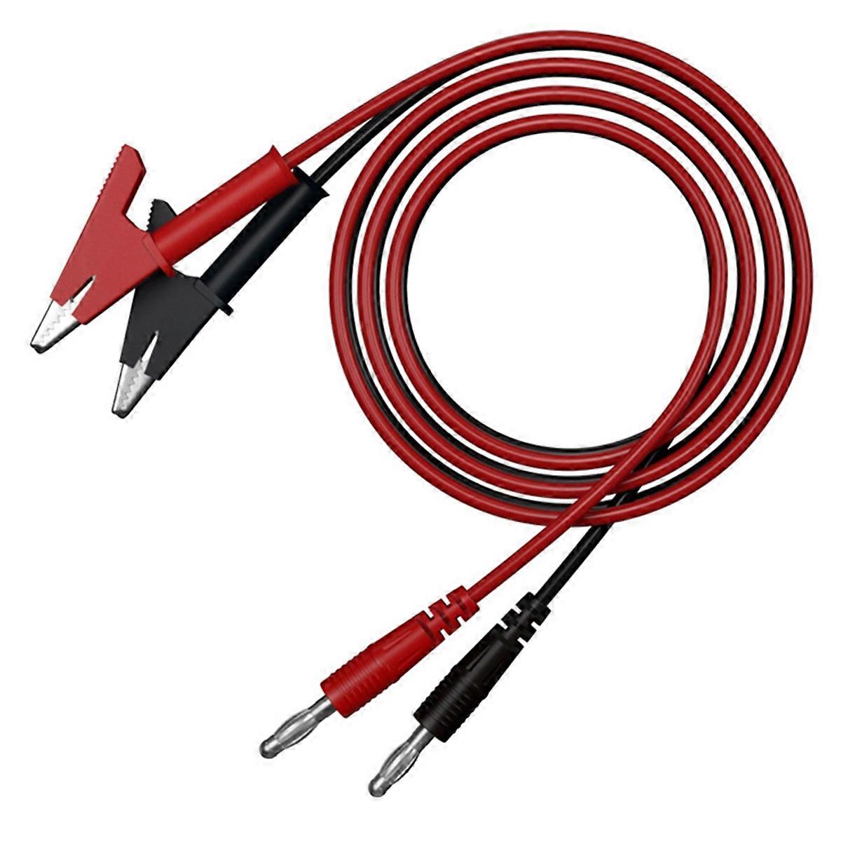 4mm Banana Plug to Alligator Clip with Pure Copper 15A High Current Test Line DC Regulated Power Sup