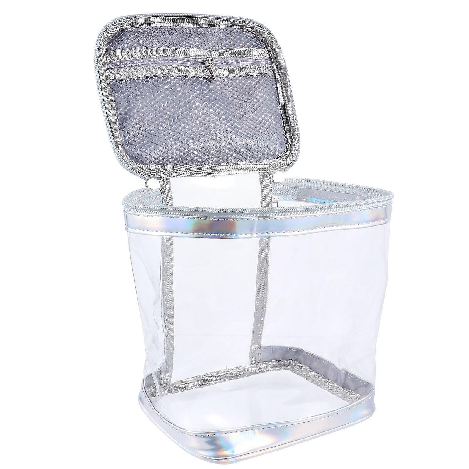 Makeup Bag Transparent PVC Cosmetic Pouch for Storage Use