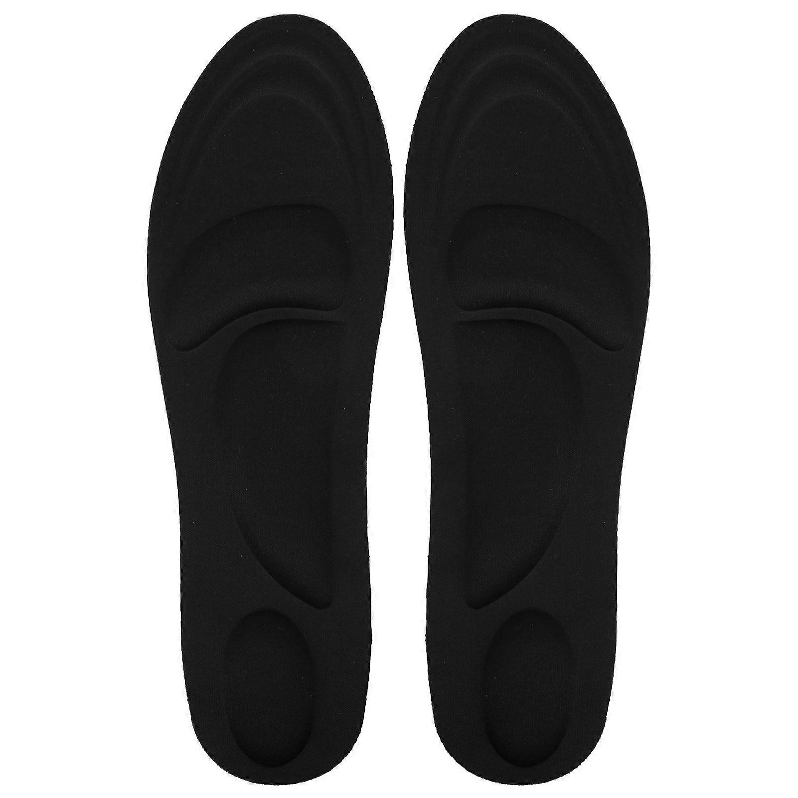 1 Pair 4D Memory Foam Massage Insoles Sweat Absorption Men Shoe Pad Footwear Inserts