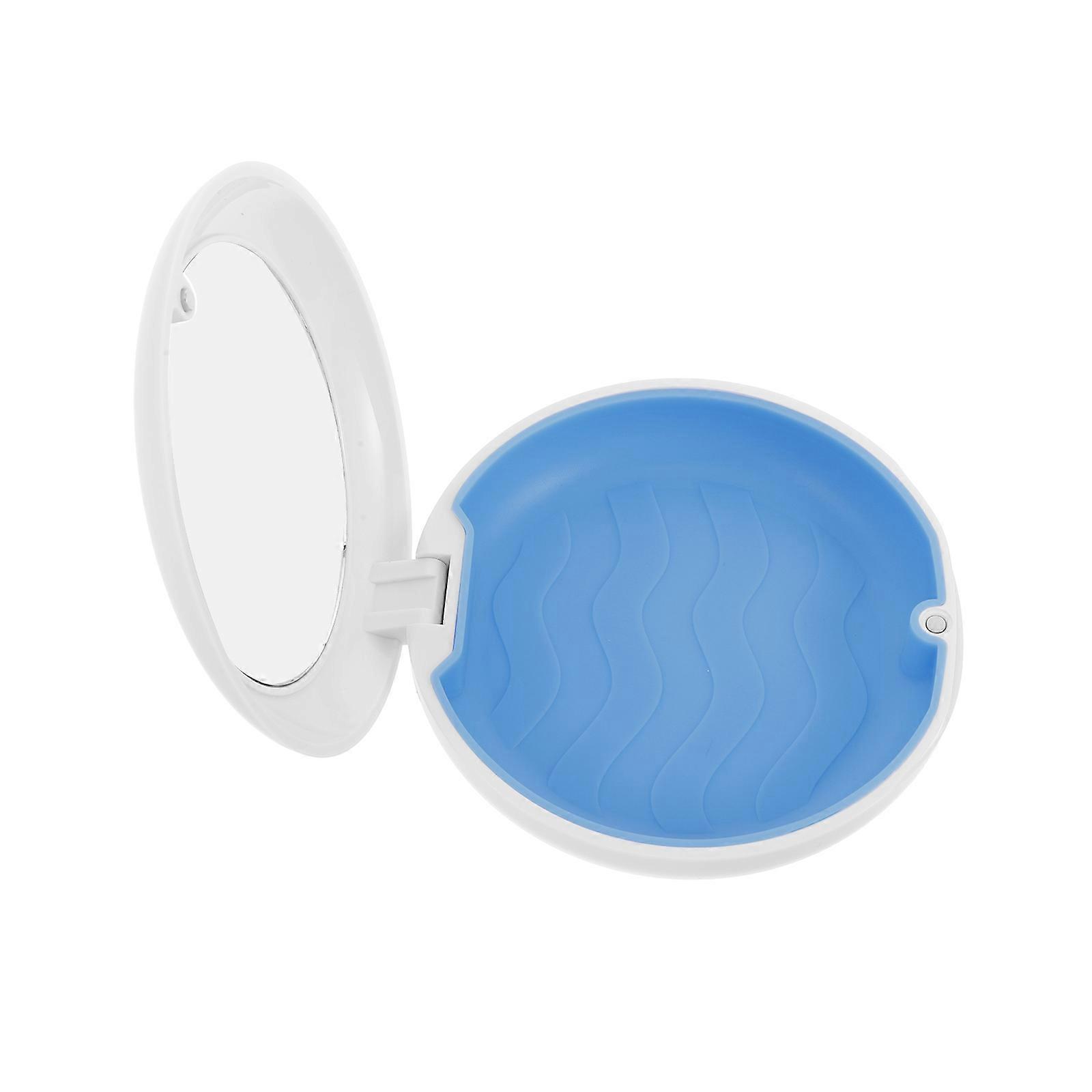 Retainer Case with Mirror for Oral Care 4Pcs Portable Dustproof Storage