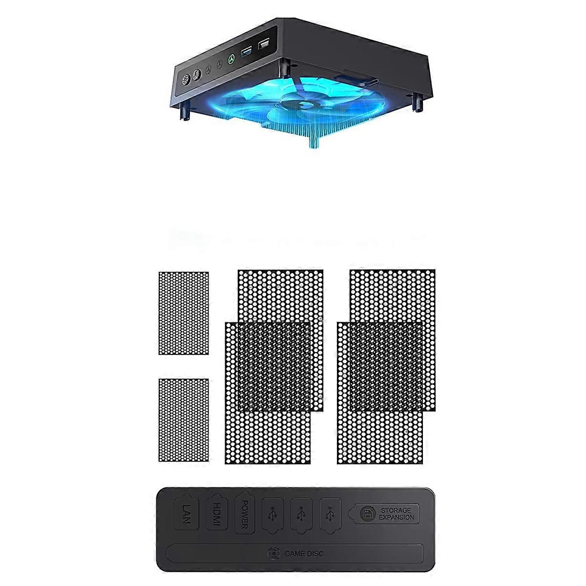 The for with Dust-Proof Fans Features Colorful Light Strips, Dust Cover Filters, Low Noise Top Fans